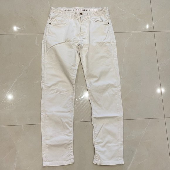 MASSIMO DUTTI WHITE MEN JEANS - Picture 1 of 3